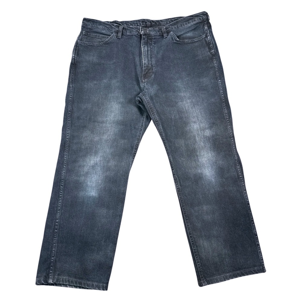 Levis 559 Relaxed Straight Jeans Mens 40x30 Faded Black Blue Denim Pants